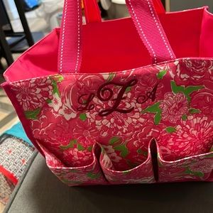 Monogrammed desk caddy